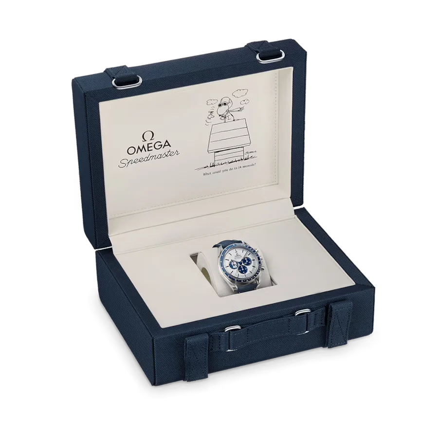 Speedmaster 42mm Silver Snoopy Award 50th Anniversary