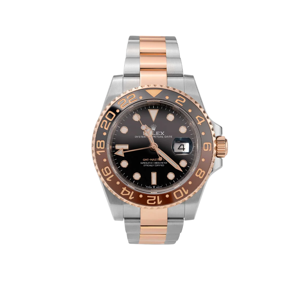 GMT-Master II 126711CHNR 40mm Two-Tone Oystersteel Everose Gold Root Beer