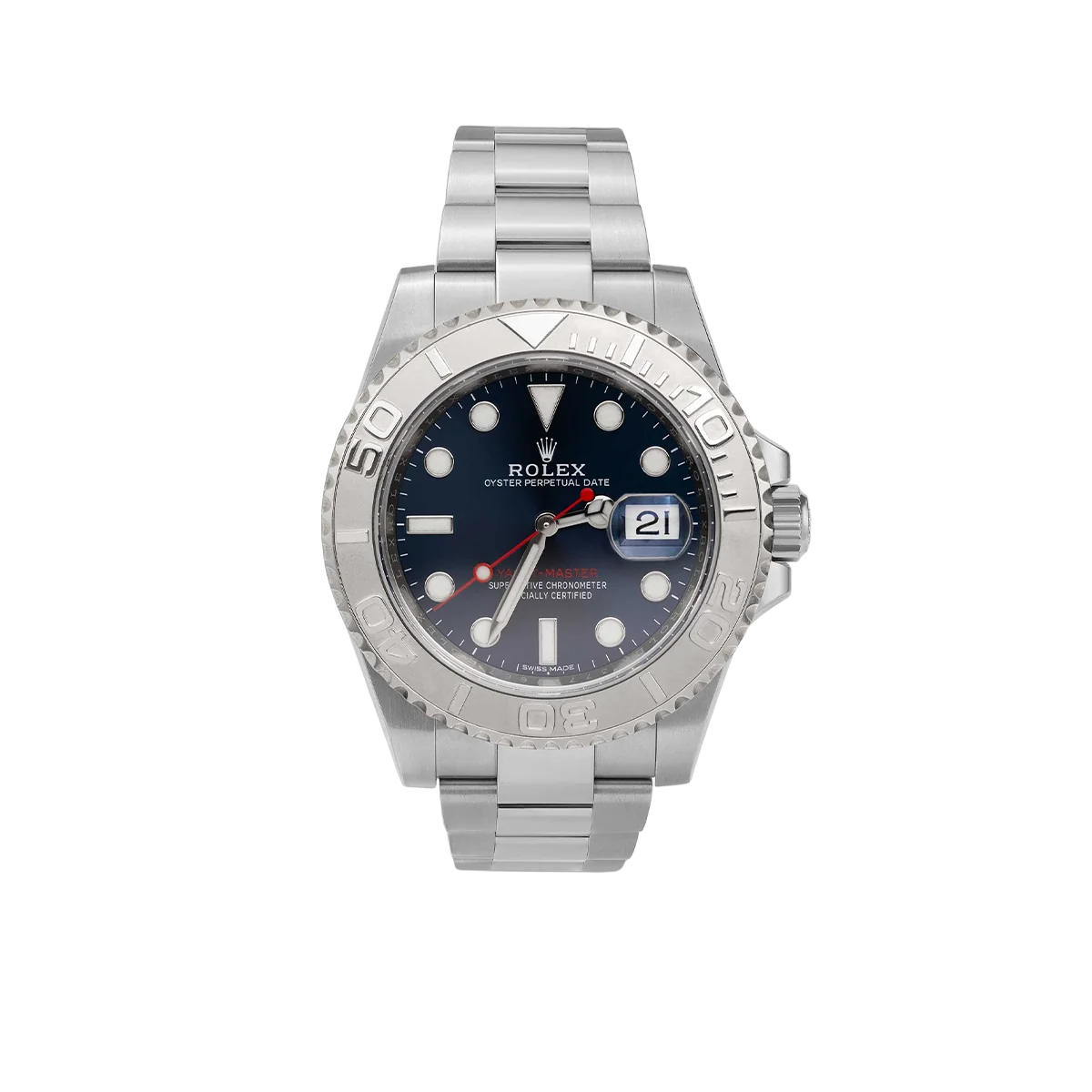 Yacht-Master 116622 Rolesium Watch 40mm Blue Dial