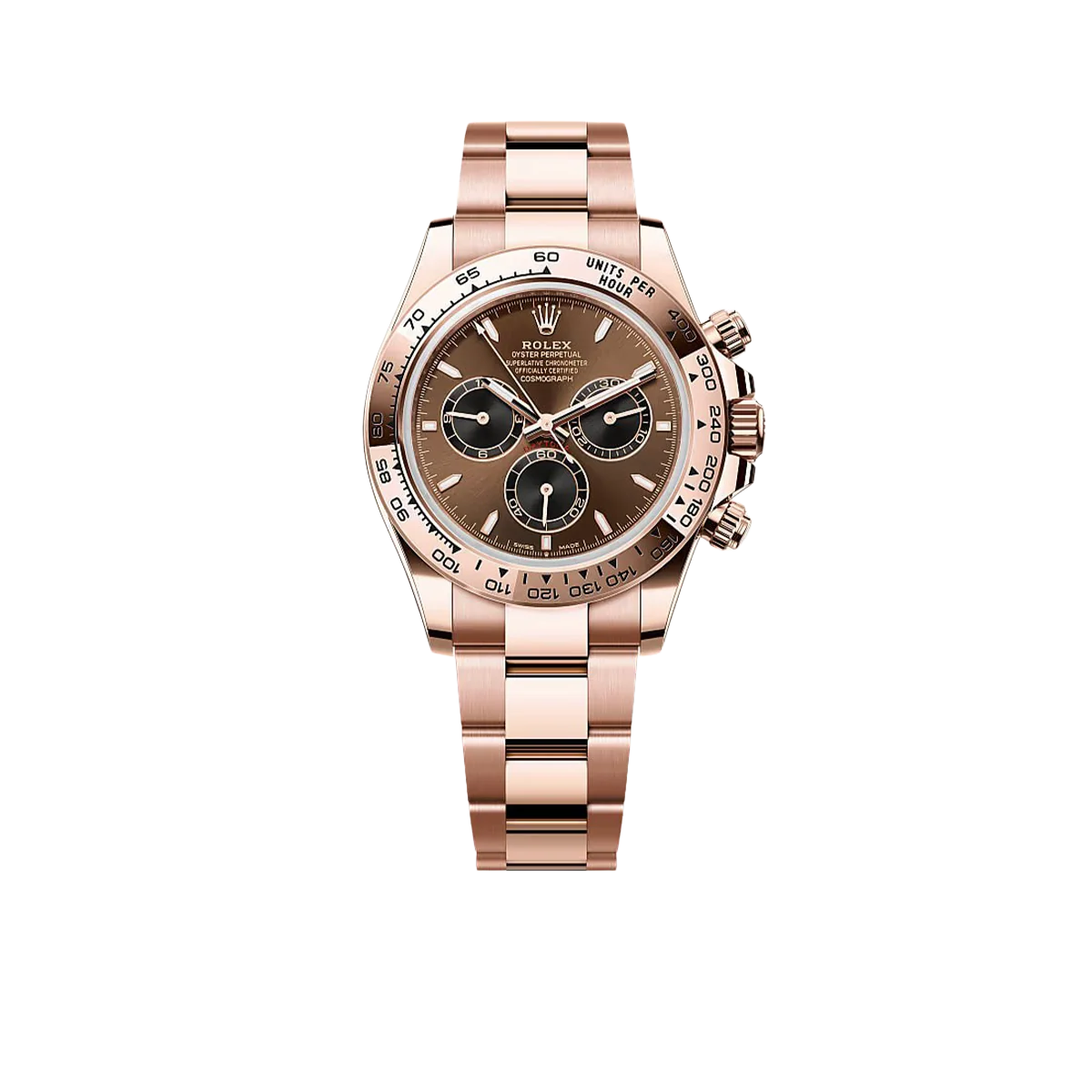 Daytona 40mm Everose Gold Chocolate Dial Mens Watch – Ref. 116505