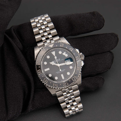 GMT-Master II 40mm Bruce Wayne 126710GRNR Watch Black Dial | 2025 Brand New
