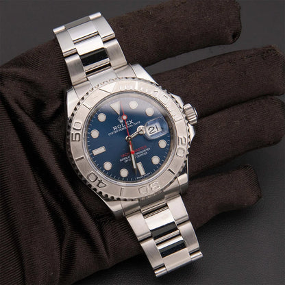 Yacht-Master 116622 Rolesium Watch 40mm Blue Dial