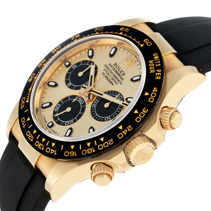 Daytona Pikachu 40mm Yellow Gold Champagne Dial Mens Watch 116518