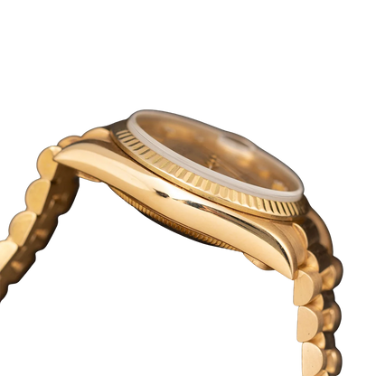 Presidential Rolex Datejust 68278 Fluted Bezel Watch 31mm Diamond Dial