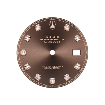 Datejust 41MM 126331 Chocolate Diamond Dial Fluted Bezel Two Tone Rose Gold Jubilee Bracelet