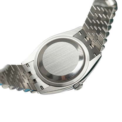 Datejust 41mm Steel White Gold Black Dial Mens Watch m126334-0018