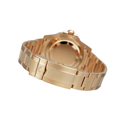 GMT Master II 18k Yellow Gold Diamond Black Sapphire 116758SANR