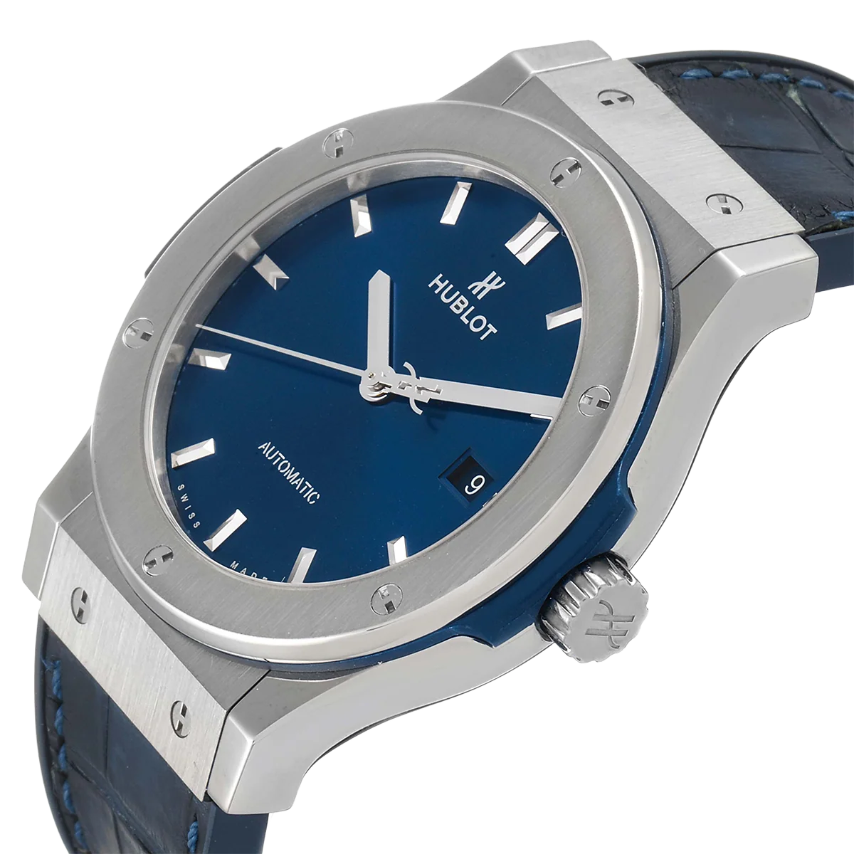 Classic Fusion Titanium 42mm Blue Dial Mens Watch 542.NX.7170.LR