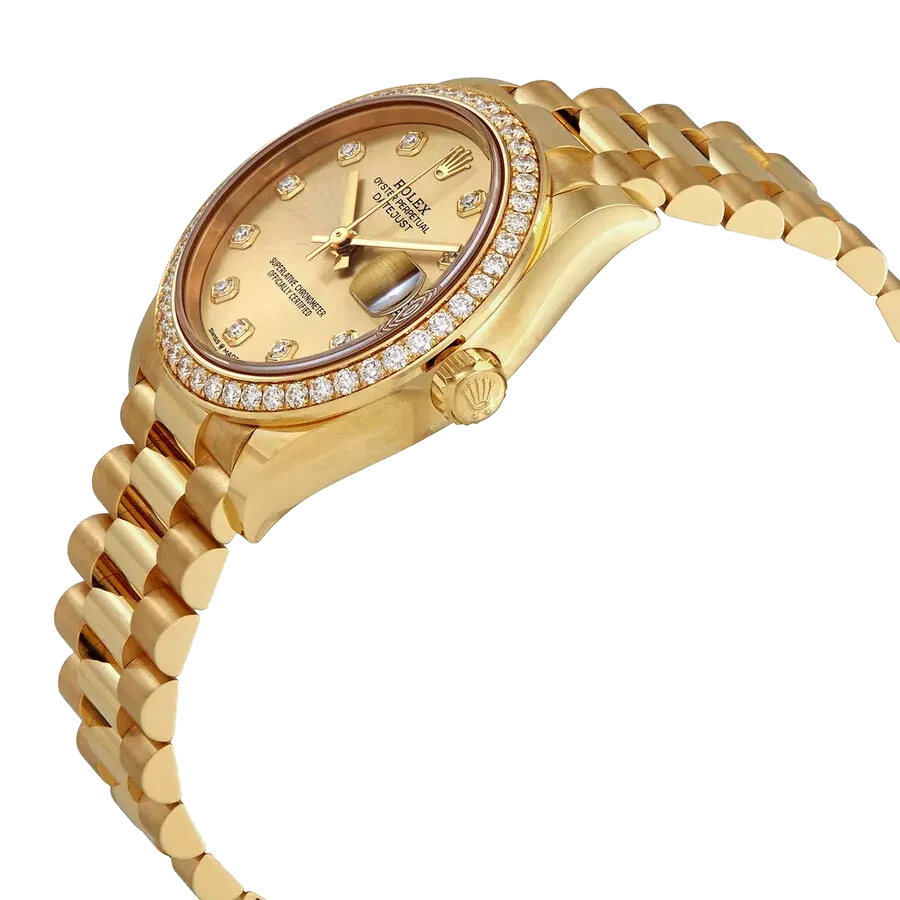 Datejust Oyster 31 mm Yellow Gold and Diamonds 278288RBR-0005