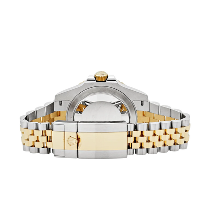 GMT-Master II  40mm Stainless Steel Yellow Gold Black Dial Jubilee 126713GRNR-0001