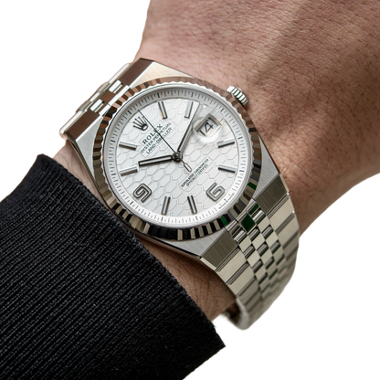Land-Dweller 40 mm  Oystersteel White Gold M127334-0001