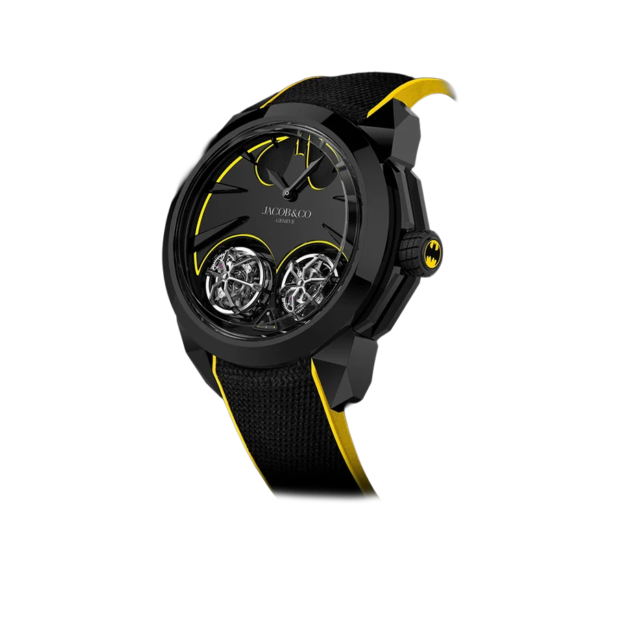 Gotham City 46mm Titanium DLC Sapphire Crystal DC100.21.AB.AB.A