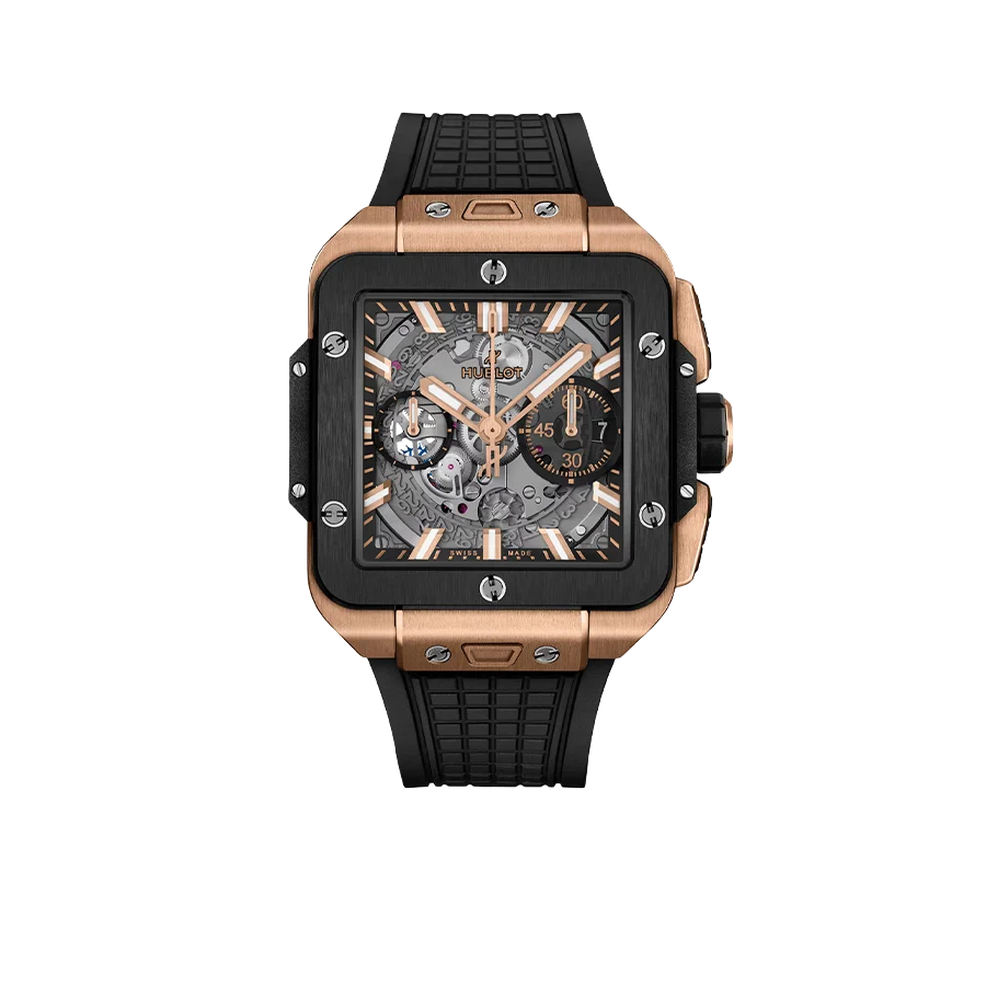 Square Bang Unico King Gold Ceramic 42mm Mens Watch 821.OM.0180.RX