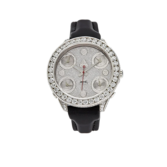 Five Time Zone Steel Diamond 40mm JCM-30