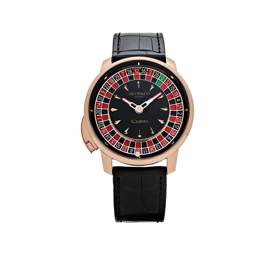 The Casino Tourbillon 44mm CA100.40.AA.AA.ABALA Rose Gold Black Onyx Dial Limited Edition