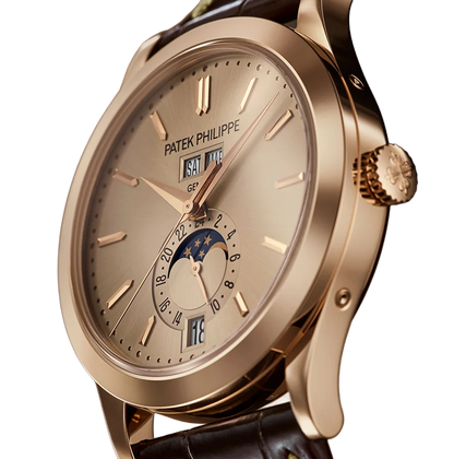 Complications 38mm 5396R-016 Annual Calendar Moon Phases Rose Gold Sand Beige Dial