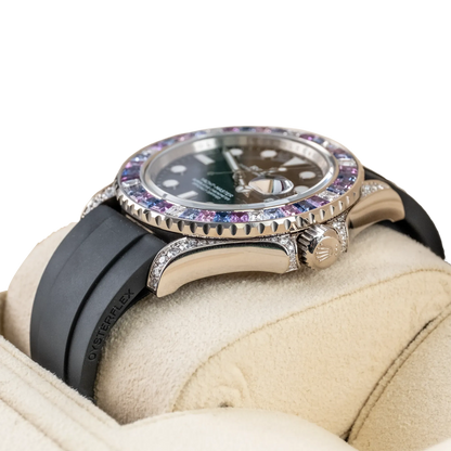 Yacht-Master Cotton Candy 40mm White Gold Black Dial Oysterflex 126679SABR