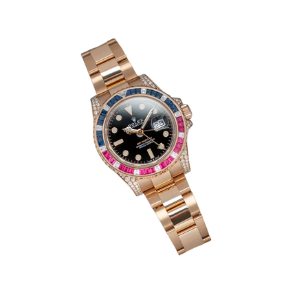 GMT-Master II 40mm Everose Diamond 126755SARU