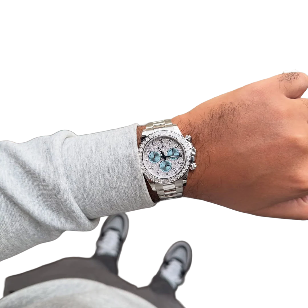 Daytona Diamond Pave Dial Platinum Watch 116576TBR