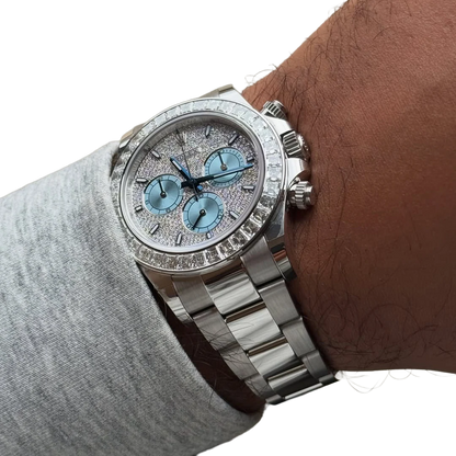Daytona Diamond Pave Dial Platinum Watch 116576TBR