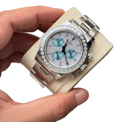 Daytona Diamond Pave Dial Platinum Watch 116576TBR