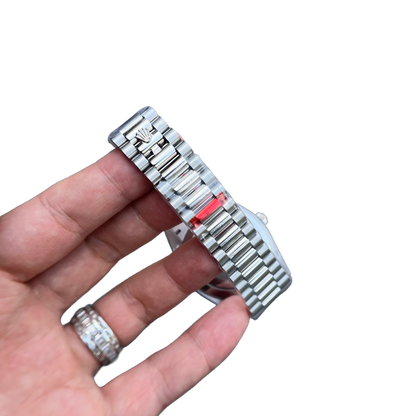 Day-Date 40mm Ice Blue Dial Baguette Set Bezel 228396TBR