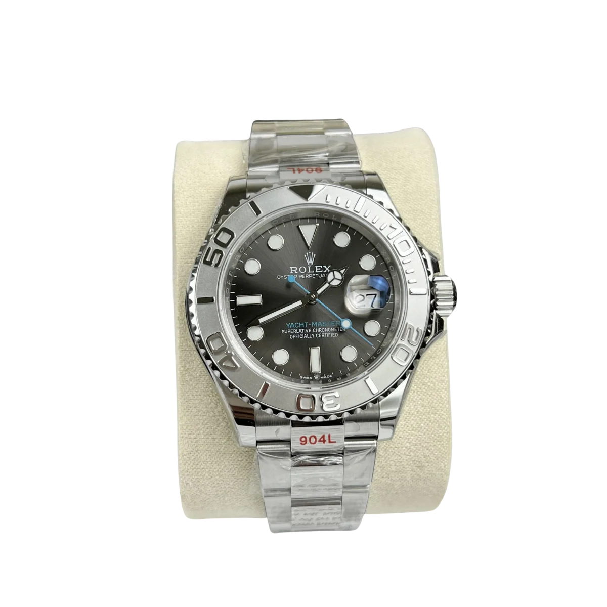 Yacht-Master 40 mm Dark Rhodium Dial, Stainless Steel Oyster Bracelet Mens Watch M126622-0001