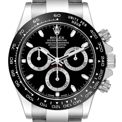 Daytona Panda 40mm Chronograph Black Dial Mens Watch 116500