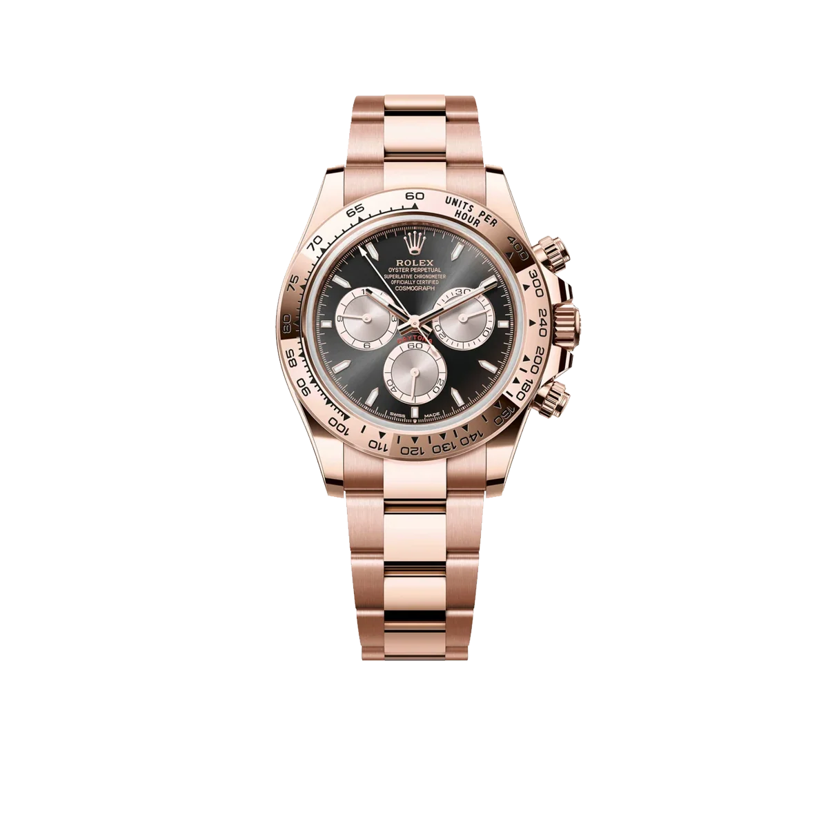 Daytona 40mm Everose Gold Black Dial - 126505