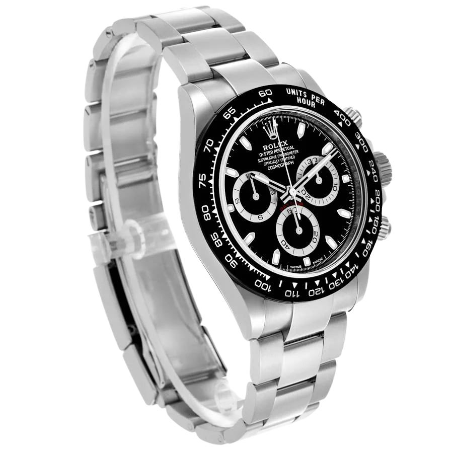 Daytona Panda 40mm Chronograph Black Dial Mens Watch 116500