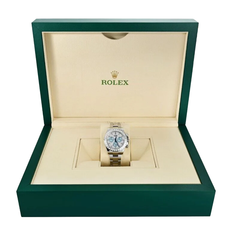 Daytona Diamond Pave Dial Platinum Watch 116576TBR