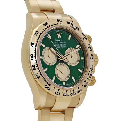 Daytona 126508 John Mayer 2.0 Yellow Gold Bright Green and Golden Dial (2025)