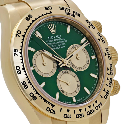 Daytona 126508 John Mayer 2.0 Yellow Gold Bright Green and Golden Dial (2025)