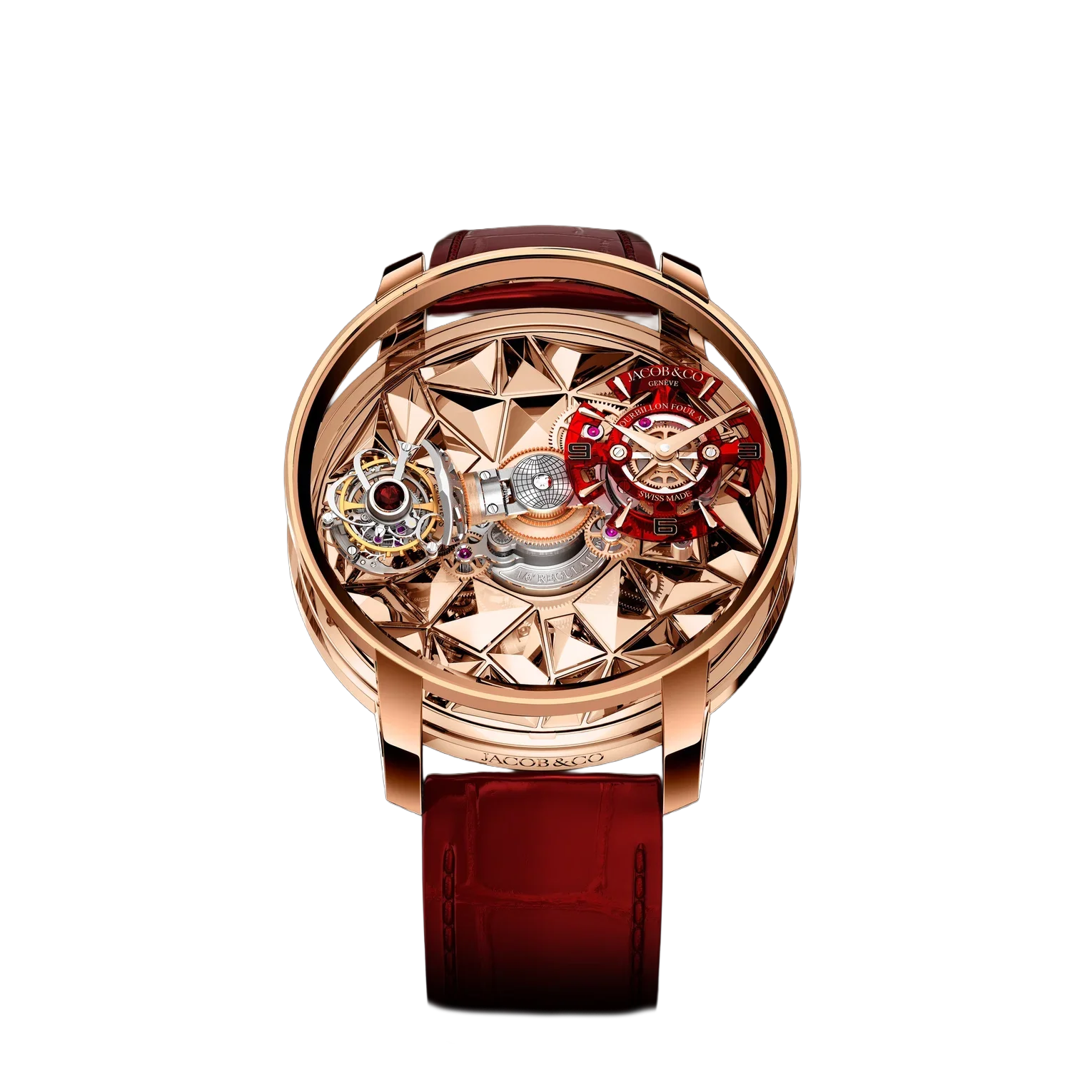 Astronomia Revolution Four-Axis Tourbillon 47mm Rose Gold, Sapphire Manual Winding AT180.40.AB.AA.A