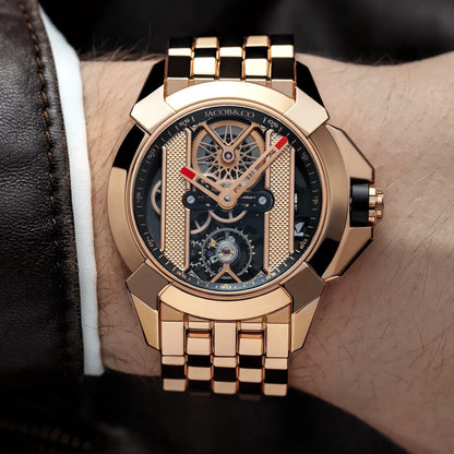 Epic X Bridges 44mm Rose Gold Manual Winding EX120.43.AB.AB.A40AA