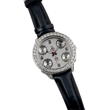 Five Time Zone Steel Diamond 40mm JCM-30