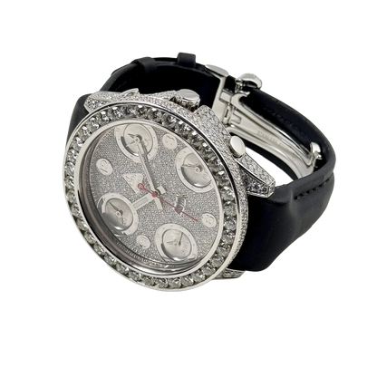 Five Time Zone Steel Diamond 40mm JCM-30
