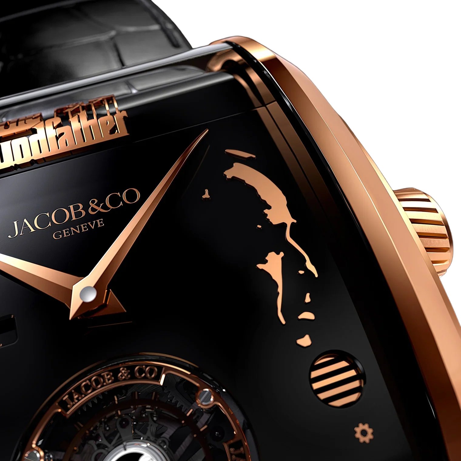 The Godfather II 44 x 42mm Rose Gold Manual Winding OP200.40.AA.AB.ABALA