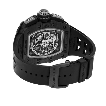 RM 11-03 Black NTPT, Skeleton Dial, 50 mm