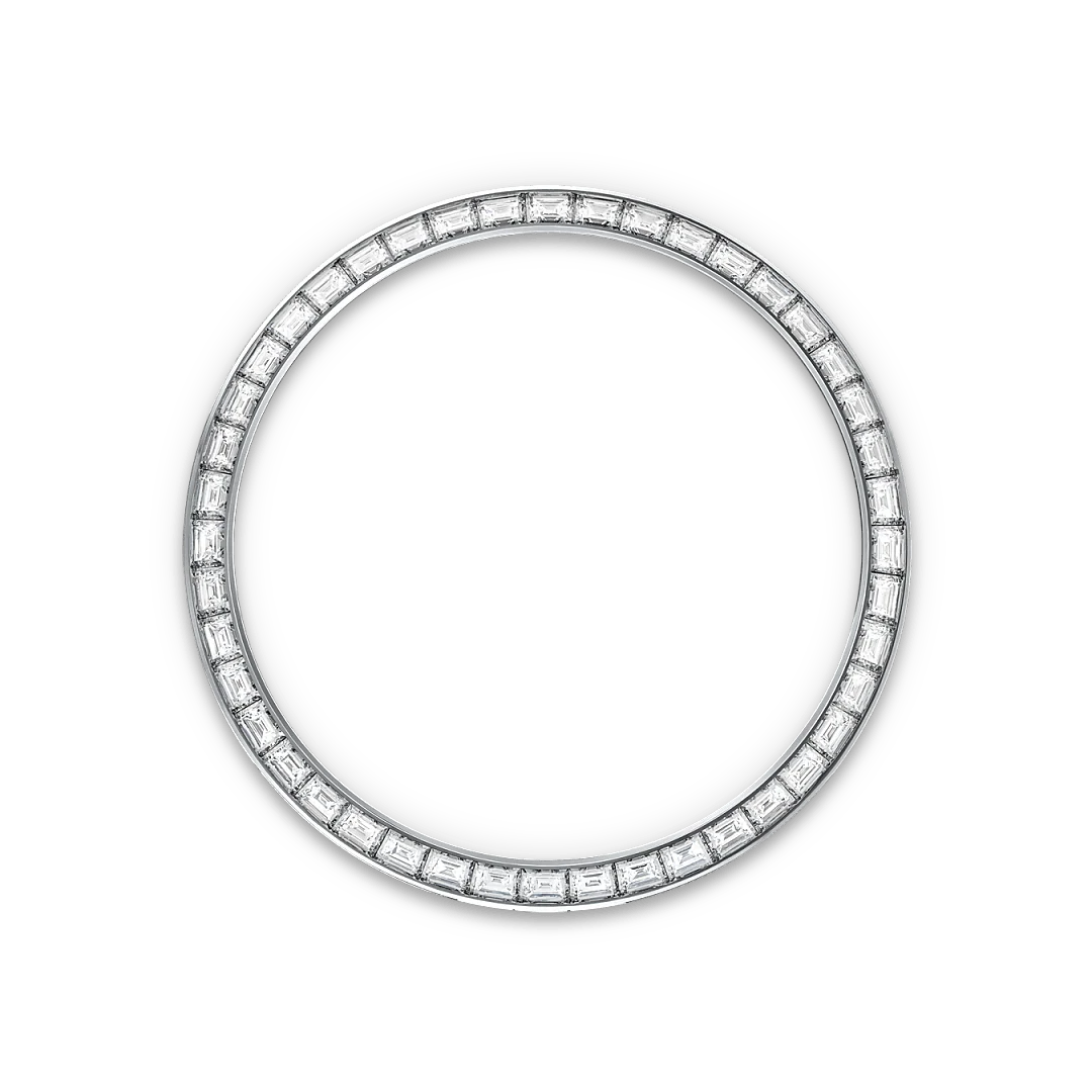 Land-Dweller Oyster 40mm Platinum & Diamonds Ice Blue Honeycomb Motif Dial M127386TBR-0001