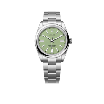 Oyster Perpetual 41mm Stainless Steel Pistachio Dial Men Watch 134300-0006 New 2025