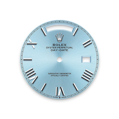 President Day-Date 40mm Ice Blue Dial Platinum Mens Watch 228236