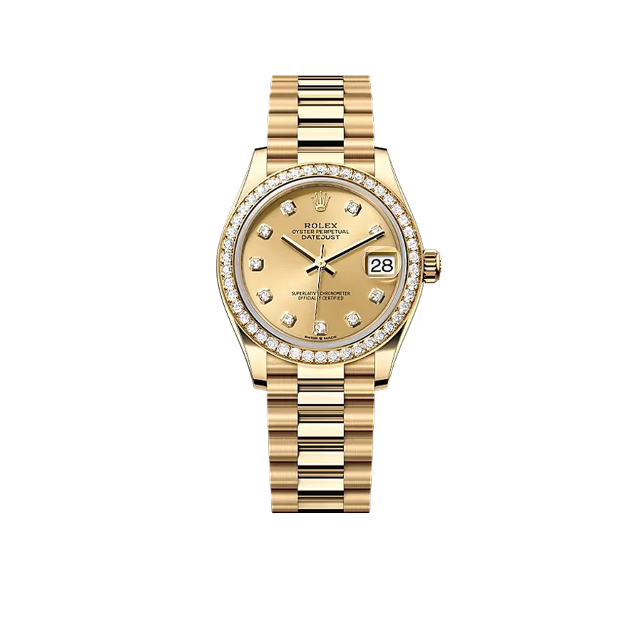Datejust Oyster 31 mm Yellow Gold and Diamonds 278288RBR-0005