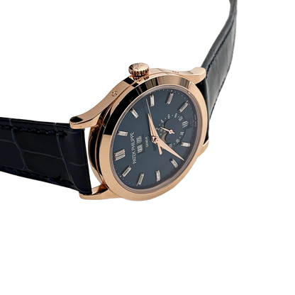 Complications 39mm 5396R-015 Annual Calendar Rose Gold Blue Dial