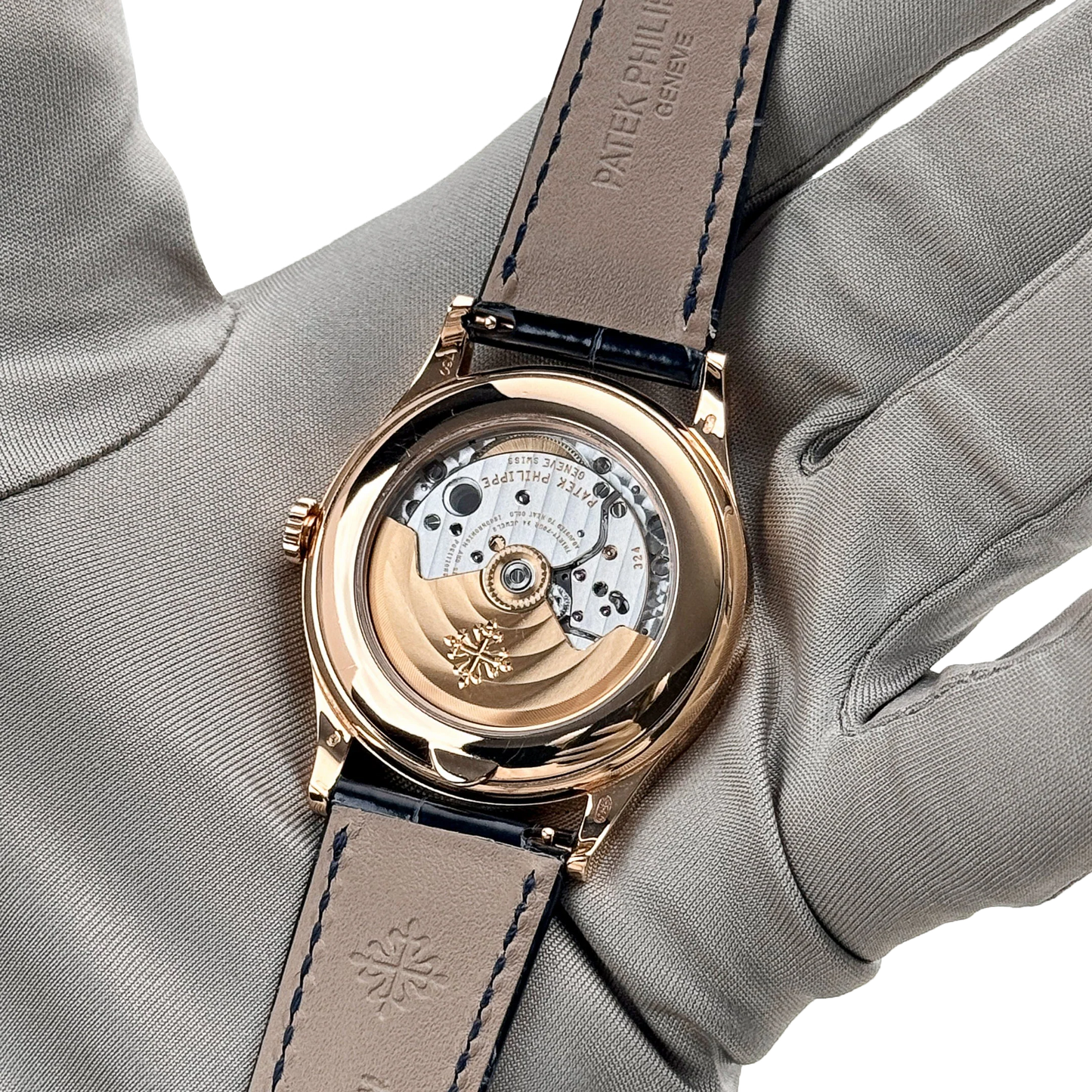 Complications 39mm 5396R-015 Annual Calendar Rose Gold Blue Dial