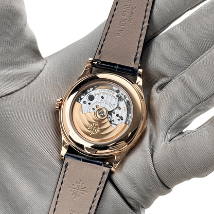 Complications 39mm 5396R-015 Annual Calendar Rose Gold Blue Dial