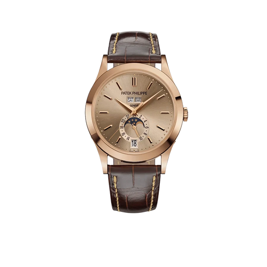 Complications 38mm 5396R-016 Annual Calendar Moon Phases Rose Gold Sand Beige Dial