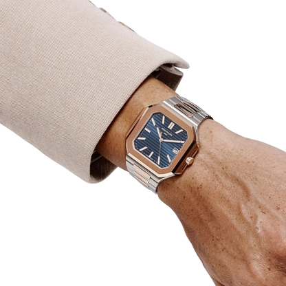 Cubitus 45mm 5821/1AR-001 Stainless Steel Rose Gold Blue Dial