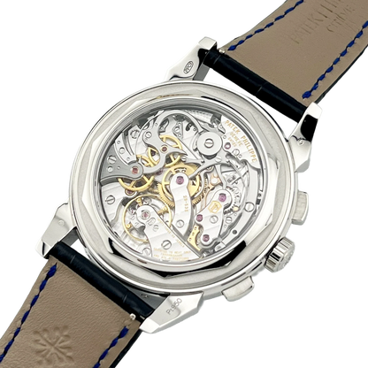 Grand Complications 41mm 5271/11P-010 Perpetual Calendar Chronograph Platinum Baguette Sapphires