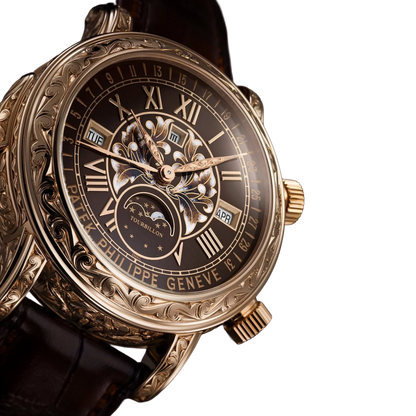 Grand Complications 44mm 6002R-001 Skymoon Tourbillon Rose Gold